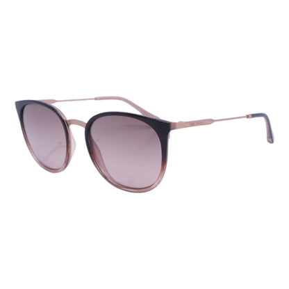 Rose Gold Mina Round Sunglasses
