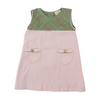 Pink Color Block Dress