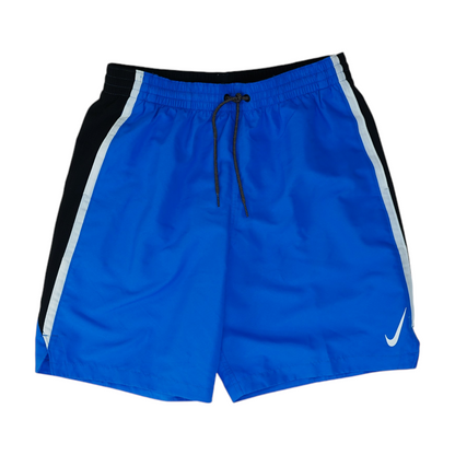 Blue Color Block Swim Bottom