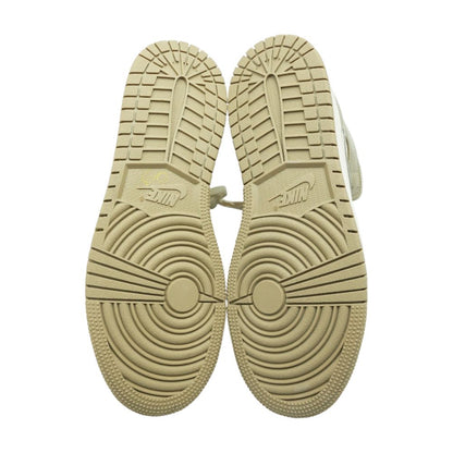Jordan 1 Mid Beige Athletic Shoes
