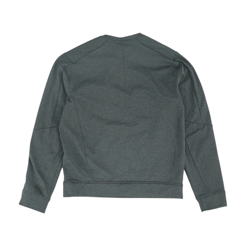 Gray Solid Sweatshirt Pullover