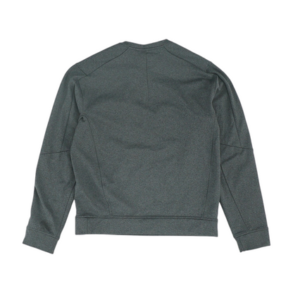Gray Solid Sweatshirt Pullover