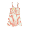 White Striped Dress