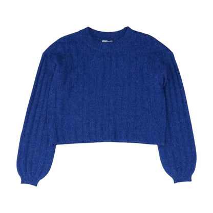 Blue Cropped Sweater