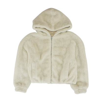 Beige Solid Jacket