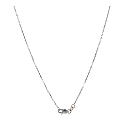 .90 ctw 14K White Gold Diamond Pendant Necklace