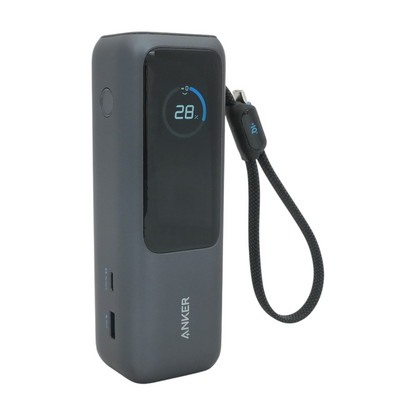 165W 25K Built-In USB-C Cable Power Bank