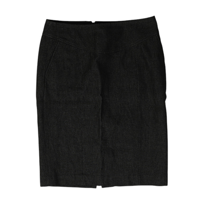 Charcoal Tall Herringbone Mini Skirt