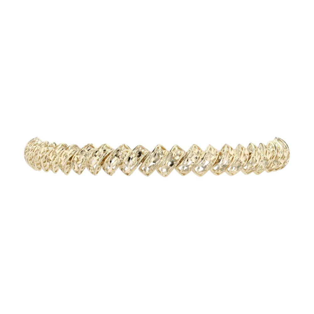 14K Yellow Gold Chain Bracelet