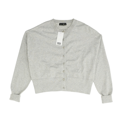 Gray Cardigan Sweater