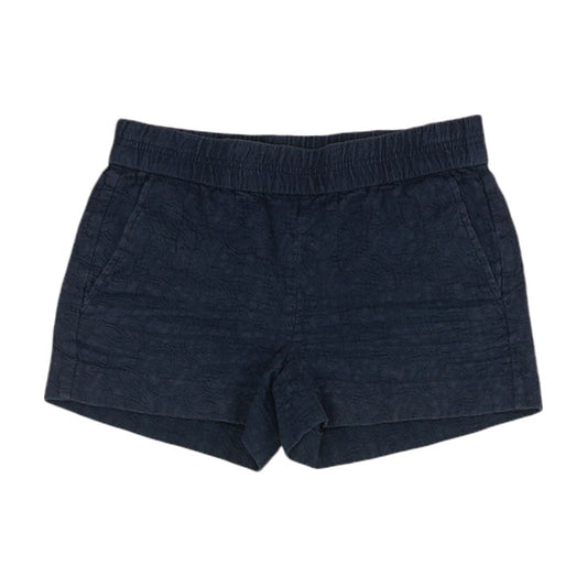 Navy Embroidery Detail Active Shorts