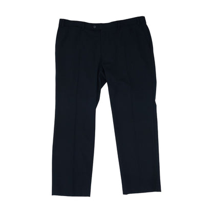 Navy Solid Dress Pants