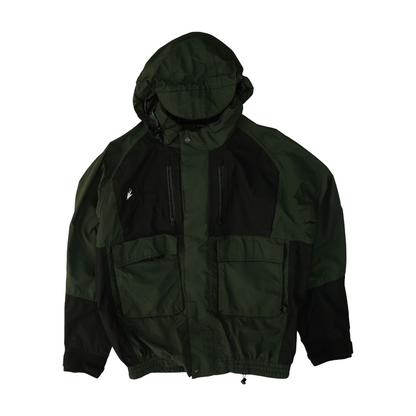 Green Color Block Active Jacket