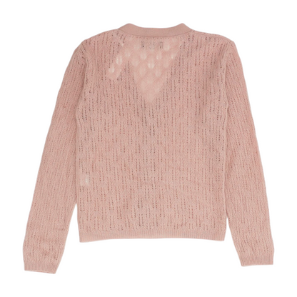 Pink Cardigan Sweater