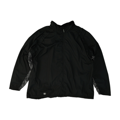 Black Plus Solid Active Jacket
