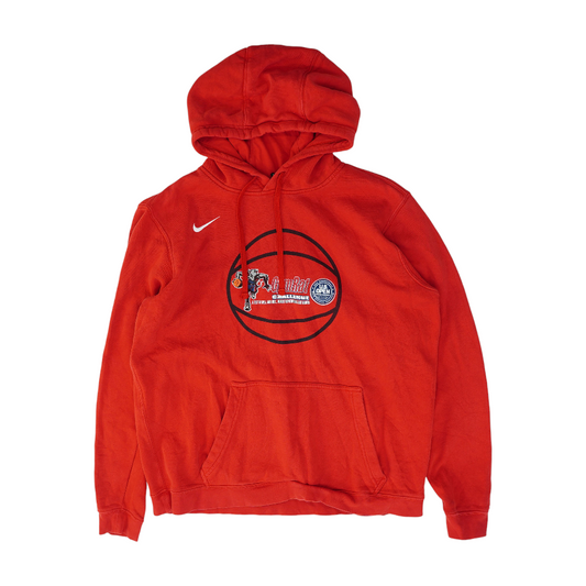 Red Graphic Hoodie Pullover