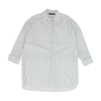 White Striped Button Down