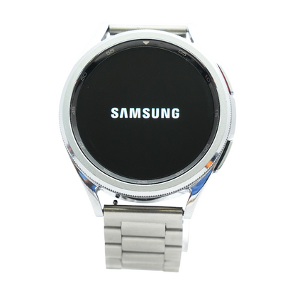 43mm Galaxy Watch6 Classic Silver Smartwatch Silver Band Small