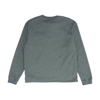 Gray Solid Sweatshirt Pullover
