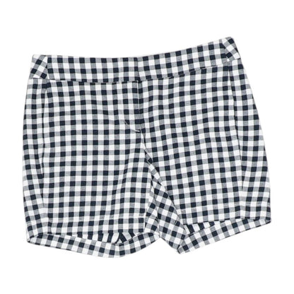 Navy Check Chino Shorts