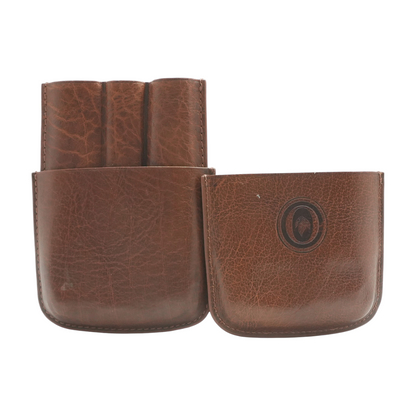 Brown Leather Cigar Holder