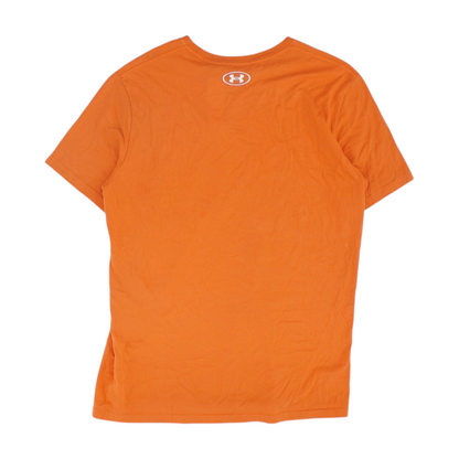 Orange Solid Active T-Shirt