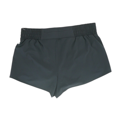 Black Solid Active Shorts
