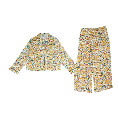 Multi Graphic Pajama Set