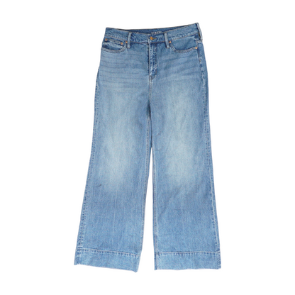Blue Plus Wide Leg Jeans