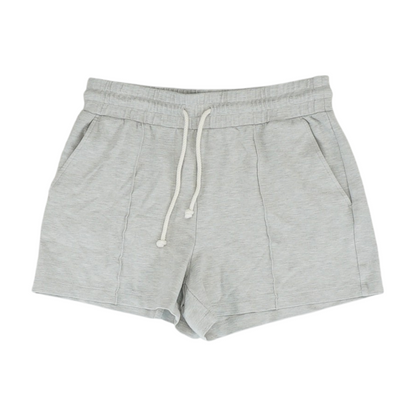 Beige Solid Active Shorts