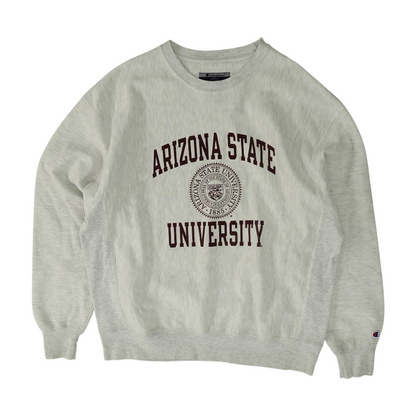 Gray Solid Sweatshirt Pullover