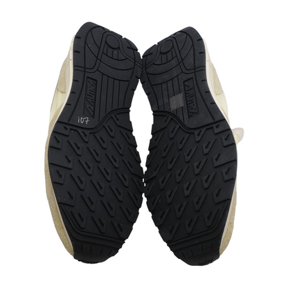 Yellow Low-Top Athletic Shoes