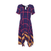 HD in Paris Navy Check Midi Dress – Image 1