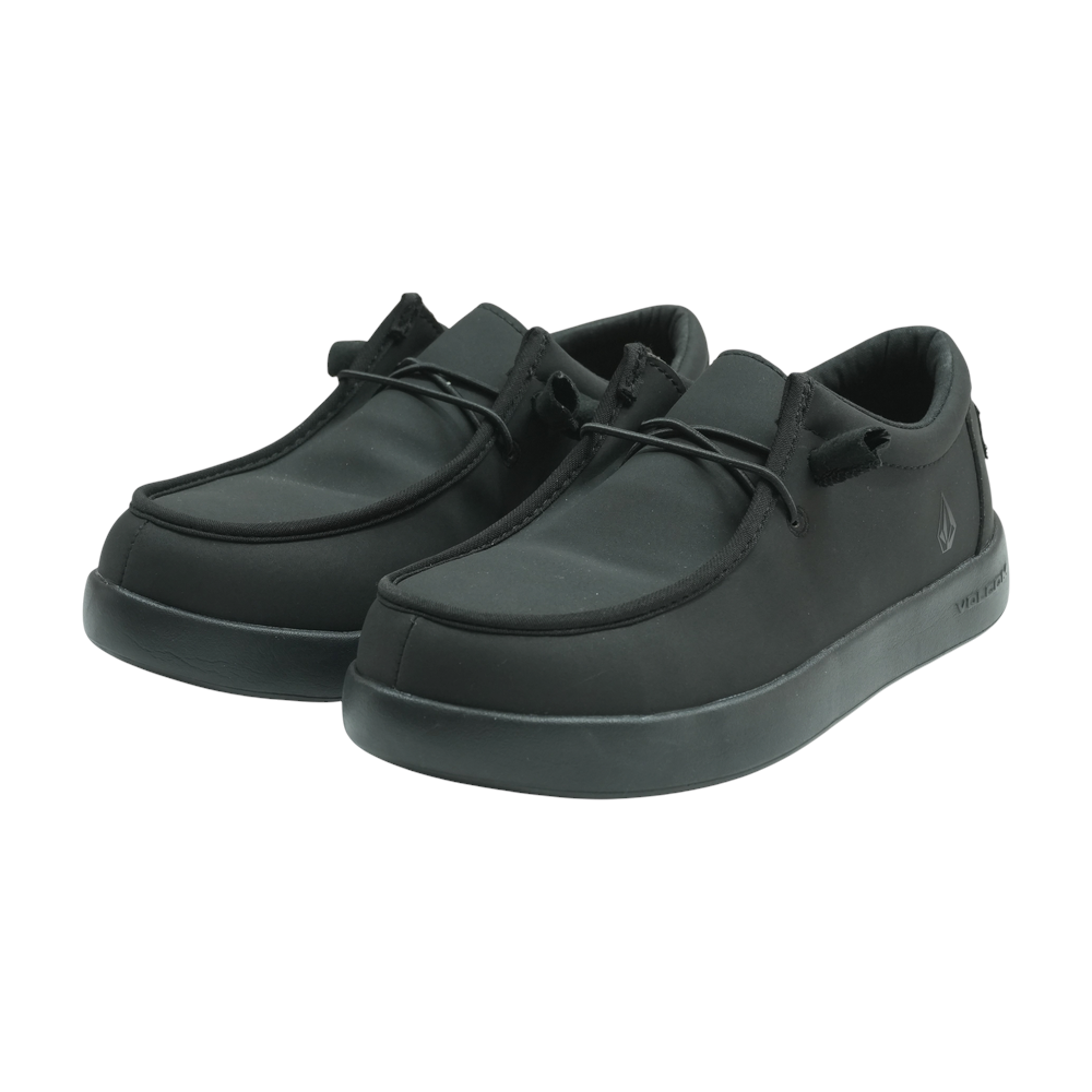 Black Slip-On Casual Shoes