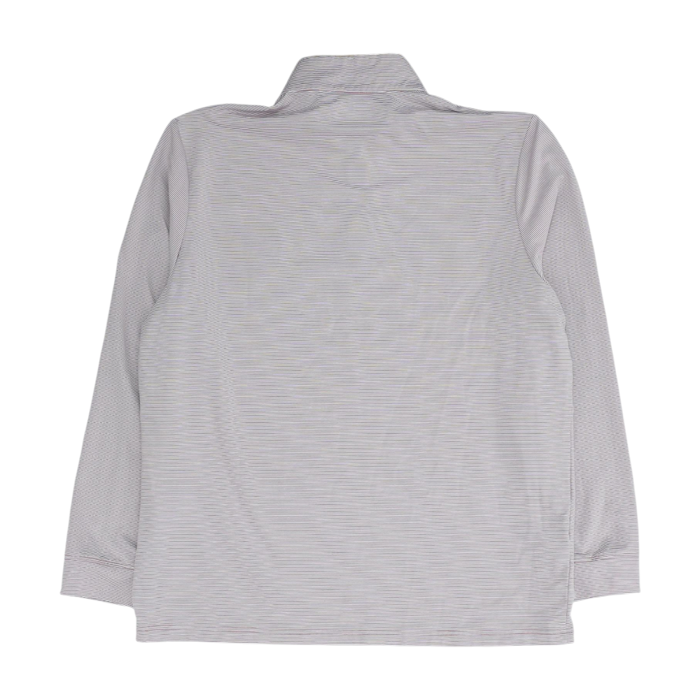 Purple Striped 1/4 Zip Pullover