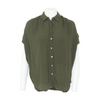 Green Button Down