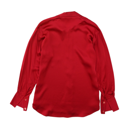 Red Button Down