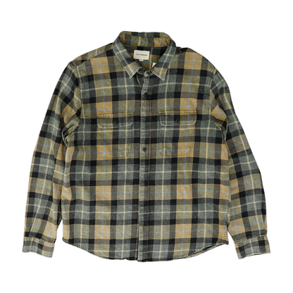 Multi Plaid Long Sleeve Button Down