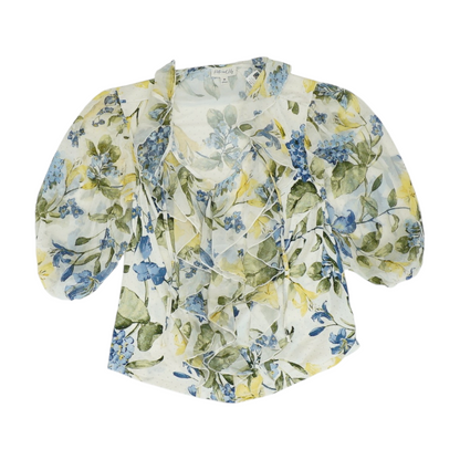 Yellow Floral Blouse