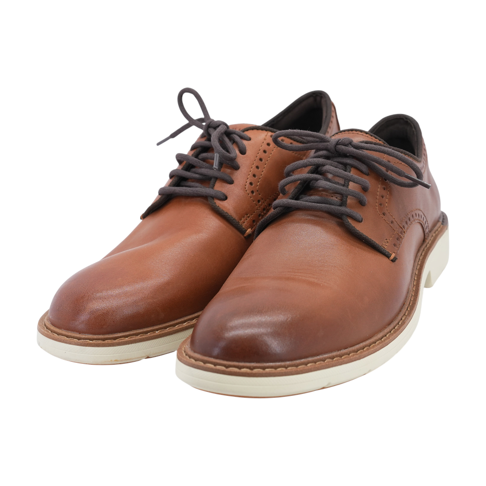 Brown Lace-Up Dress Shoes