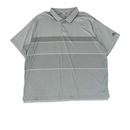 Gray Abstract Short Sleeve Polo