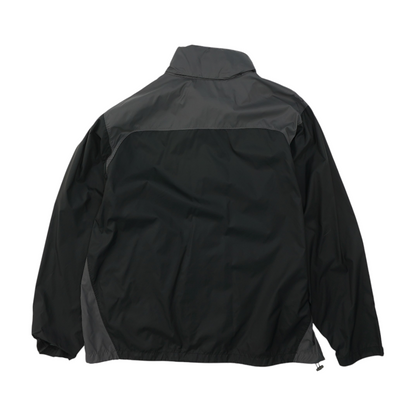 Black Color Block Rain Jacket