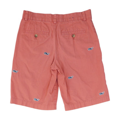 Red Graphic Chino Shorts
