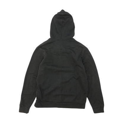 Black Solid Hoodie Pullover