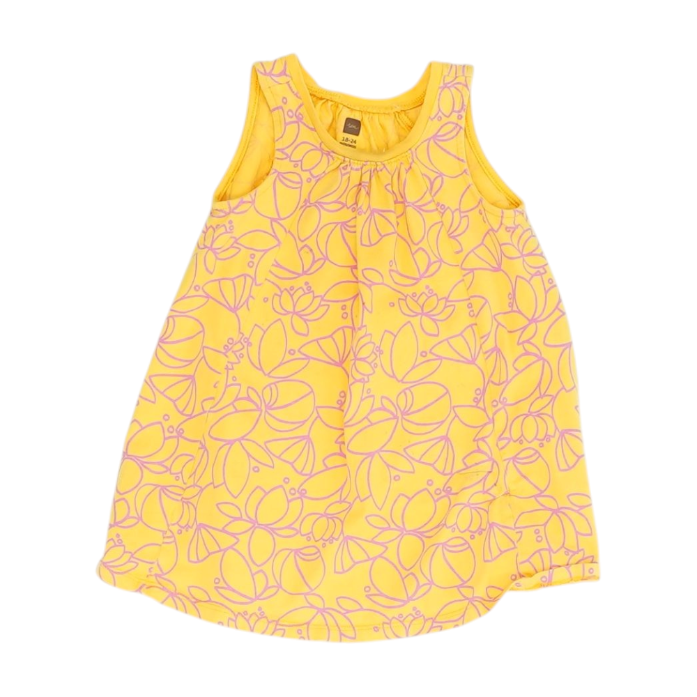 Yellow Graphic Dress