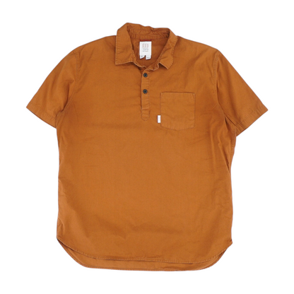 Rust Solid Short Sleeve Polo