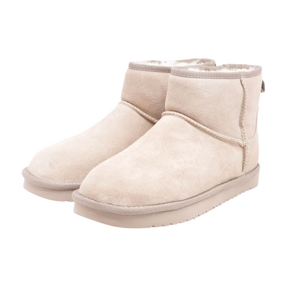 Beige Winter Boots