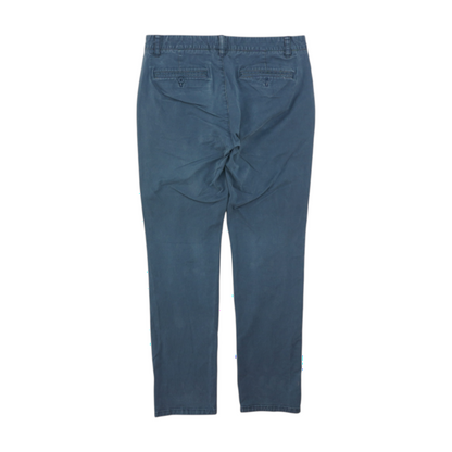 Blue Tapered Pants
