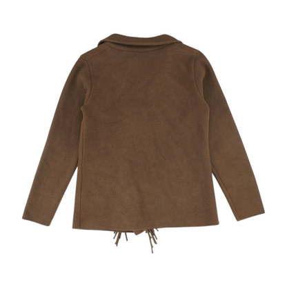 Brown Solid Jacket