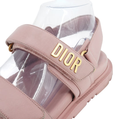 DiorAct Leather Sandals in Chateau Rose